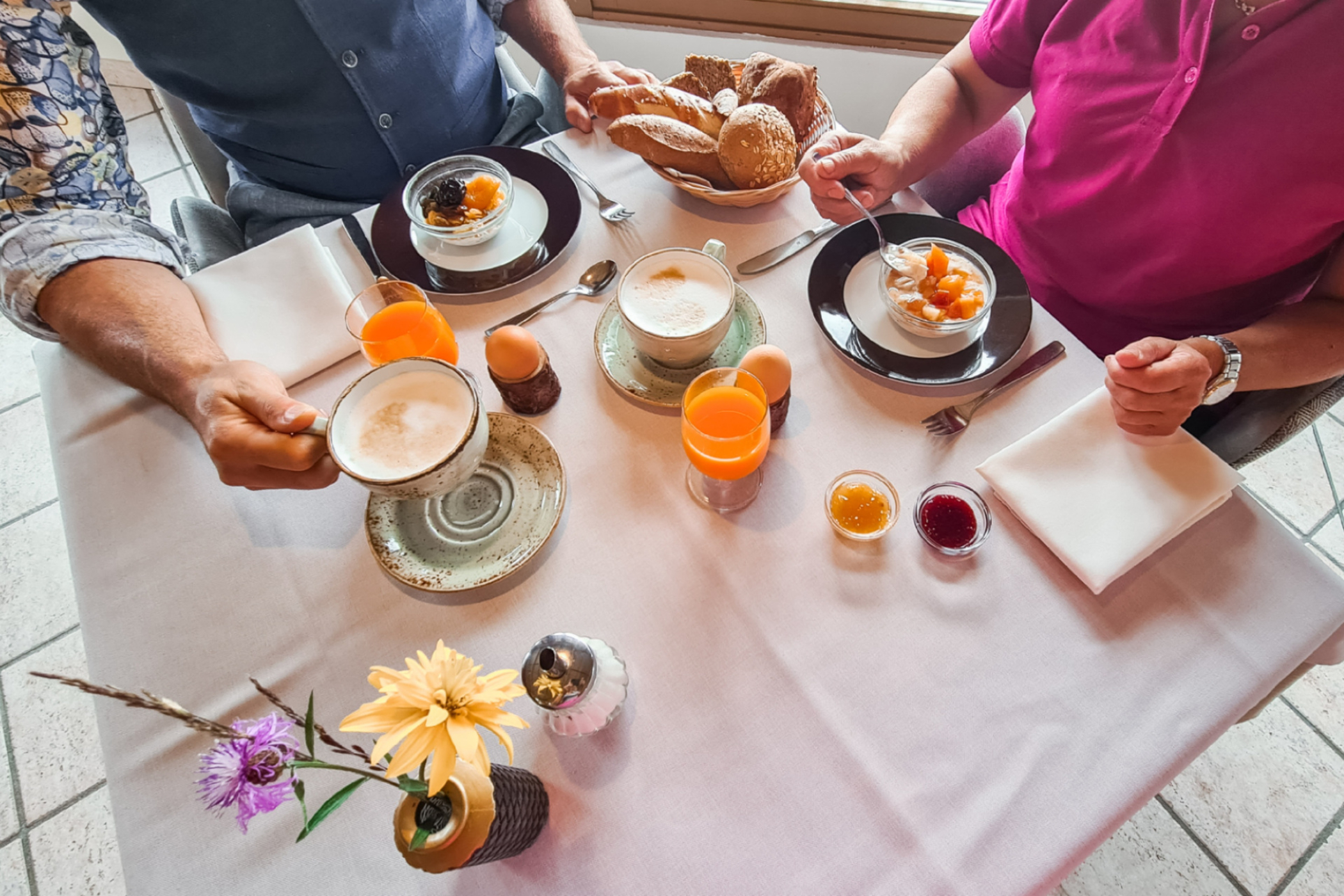 Frühstück - Hotel der Berge